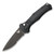 Benchmade Claymore [Serrated] Automatic Knife Plunge Lock Black Grivory [3.60" Black D2] 9070SBK