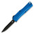 Benchmade Om Double-Action OTF Automatic Knife Blue Aluminum [2.475" Black S30V] 4850BK-1