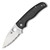 Spyderco Shaman Folding Knife Compression Lock Black G-10 [3.58" Serrated S30V] C229GS