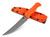 Benchmade Meatcrafter Fixed Blade Knife Orange Santoprene [6.10" Bead Blast CPM-154] 15500