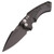 Hogue Knives EX-A05  Automatic Knife Plunge Lock Black Aluminum [3.50" Black CPM-154] 34539