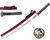 Serpent Guard (RED) Handmade Samurai Sword (1045 Carbon)