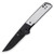 Kizer Domin Mini Manual Knife Black/White G-10 [2.875" Plain Black] Drop Point V3516N6