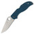 Spyderco Stretch 2 Manual Knife Blue FRN [3.43" Plain Satin] Drop Point C90FP2K390