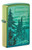 Mountain Design (Wild) Hi Polish Teal Zippo