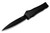 Boker Dagger Spring Assisted Knife Black Aluminum [3.3" Plain Black] Clip Point 440C