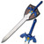 Zelda Sword Metal Full Size (BLUE) 37"