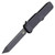 HK Hadron (All Black) OTF Serrated Knife (3.375" Black 154CM) Tanto 54000