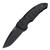 Hogue Knives A01-MS (All Black) Automatic Knife Drop Point (2.625" Black CPM-154) 24116