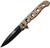 CRKT M16 Folding Knife Bronze Stainless Steel [3.55" Black 12C27] Spear Point M16-03BK