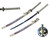 Rose Samurai Warrior Scabbard Sword BK Wrap Handmade (1045 Carbon Steel) Sharp