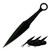 BK Kunai Throwing Knife 3pc Set