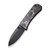 WE Banter Thumb Stud Knife Marble Carbon Fiber (2.9" Black Stonewashed S35VN) 2004H