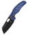 Sheepdog C01C [Blue Denim Micarta] Pocket Knife (3.25" Black Stonewashed 154CM) Kizer Cutlery V4488C2