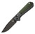 Benchmade Redoubt AXIS Green/Grey Grivory Pocket Knife (3.60" Cerakote D2) 430BK