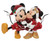 Disney - Holiday Mickey Mouse and Minnie Mouse "Disney Showcase" (Jim Shore)