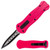 OTF (PINK) Double Edge Pocket Knife CA Legal