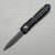 Microtech Ultratech Black OTF Knife Double Edge Apocalyptic (3.46" M390) 122-10AP