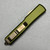 Microtech Ultratech OD Green OTF Knife Double Edge (3.46" Bronze M390) 122-13OD
