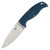 Enuff 2 Fixed Blade Knife Blue FRN (3.95" Satin K390) Spyderco FB31PBL2K390