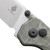 Begleiter 2 Button Lock (Micarta Green) Pocket Knife [3.39" Satin 154CM] Kizer Cutlery V4458.2BC1