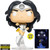 Funko Pop Wonder Woman White Lantern GITD 80th Anniversary EE Exclusive #423, glow-in-the-dark figure in White Lantern outfit.