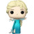 Funko Pop! figure of Elsa from Frozen celebrating the Disney 100th anniversary, standing approximately 3 3/4 inches tall and made from high-quality vinyl. Packaged in a window display box.