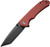 CIVIVI Brazen [Tanto] Knife Burgundy G-10 (3.5" Black Stonewash D2) C2023B
