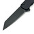 Pro-Tech Malibu Operator Black Flipper Knife Reverse Tanto (3.30" Black DLC 20CV) 5203-OPERATOR