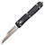 Microtech Ultratech Warhound Black OTF Knife Wharncliffe (3.46" Stonewash) 119W-10S