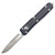 Microtech Ultratech Black OTF Knife Serrated (3.46" Stonewash) 121-11