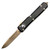 Microtech Ultratech Bronze Black OTF Knife (3.46" Bronze) 121-13