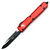 Microtech Ultratech Red OTF Knife (3.46" Black) 121-1RD