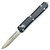Microtech Ultratech Black OTF Knife Serrated (3.46" Satin) 121-5