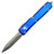 Microtech Ultratech Blue OTF Knife Double Edge (3.46" Apocalyptic) 122-10APBL