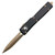 Microtech UTX-70 Bronze Black OTF Knife Double Edge (2.41" Apocalyptic) 147-13AP