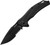 Kershaw Lateral A/O Liner Lock (Serrated) Black GFN Pocket Knife (3" Black 8Cr13MoV)