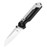 Hyper (Black/Silver Titanium) Button Lock Pocket Knife [2.99" Bubble Stonewashed Elmax] Kizer Cutlery Ki3632A3