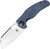 Sheepdog C01C (Blue Richlite) Liner Lock Pocket Knife [3.30" Satin 154CM] Kizer Cutlery V4488C3