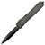 Microtech Ultratech Black Carbon Fiber OTF Knife Double Edge (3.46" Black DLC) Signature Series 122-1DLCTCFS