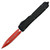 Microtech Ultratech Sith Lord Black Tri-Grip OTF Knife Double Edge (3.46" Red) Signature Series 122-1SL