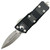 Microtech Mini Troodon Black OTF Knife Double Edge (1.9" Apocalyptic) 238-10AP