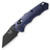 Benchmade Auto Immunity (Crater Blue) Knife Wharncliffe (1.9" Black M4) 2950BK