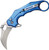 CIVIVI Incisor II Karambit Pocket Knife Blue Aluminum (2.02" Satin Finished Nitro-V) C16016B-2