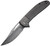 CIVIVI Ortis Flipper Knife Twill Carbon Fiber (3.25" Hand Rubbed Damascus Blade) C2013DS-1