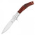 Buckshot Classic Flipper (Red Wood) A/O Pocket Knife