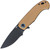 CRKT - P.S.D. II Linerlock A/O Coyote Brown G-10 Pocket Knife (3.00" Black AUS-10A)
