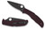 Endela (Sprint Run) Lightweight Burgundy FRN Knife [3.41" Black PD#1] Spyderco C243BGBKP