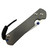 CRK - Large Sebenza 31 [Left Handed] Plain Drop Point (3.61" Stonewashed MagnaCut) L31-1001