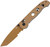 CRKT - M16-14XD Tanto Crossbar Lock Tan Grivory Pocket Knife [4" Tan Veff Serrated D2 Tool Steel]